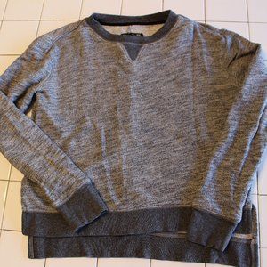 Rag & Bone Georgia heather gray sweatshirt size S